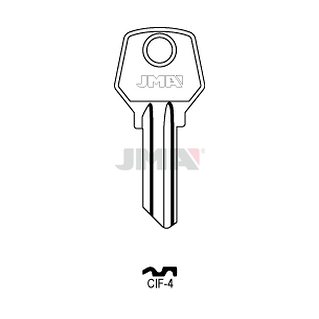 Clé plate acier CIF-4