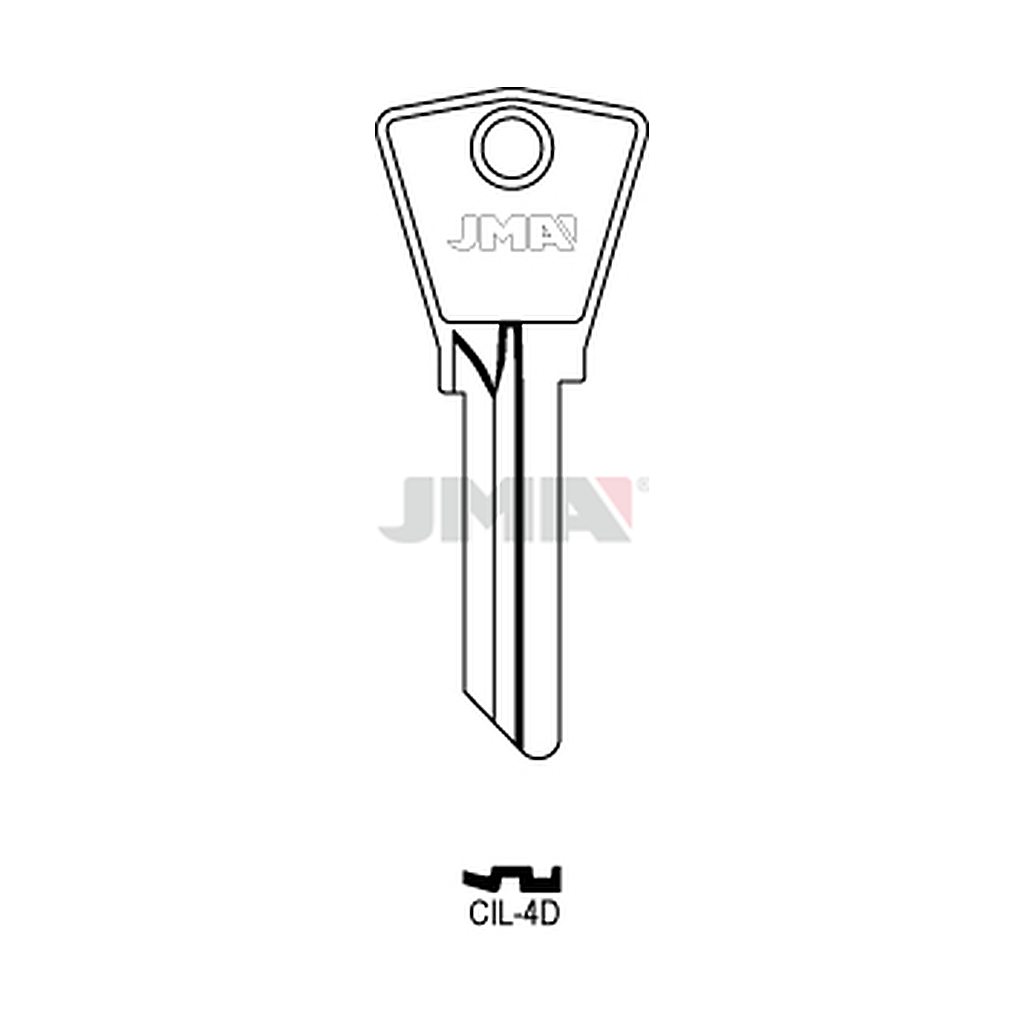 Clé plate acier CIL-4D
