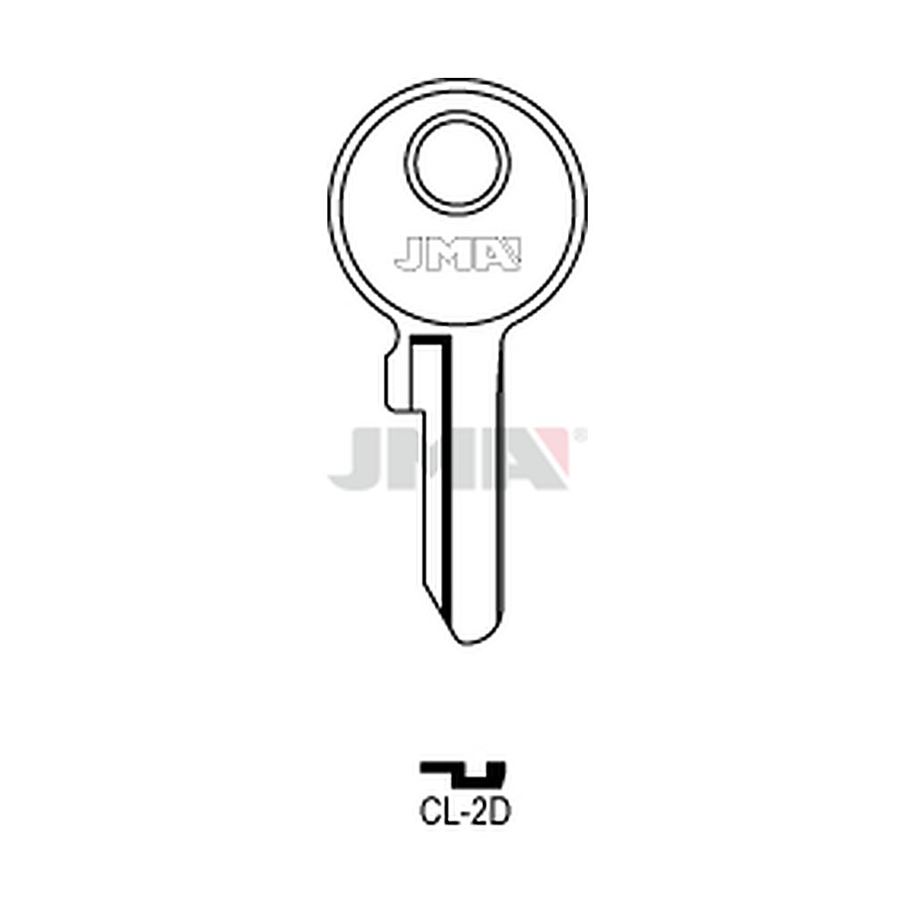 Clé plate acier CL-2D
