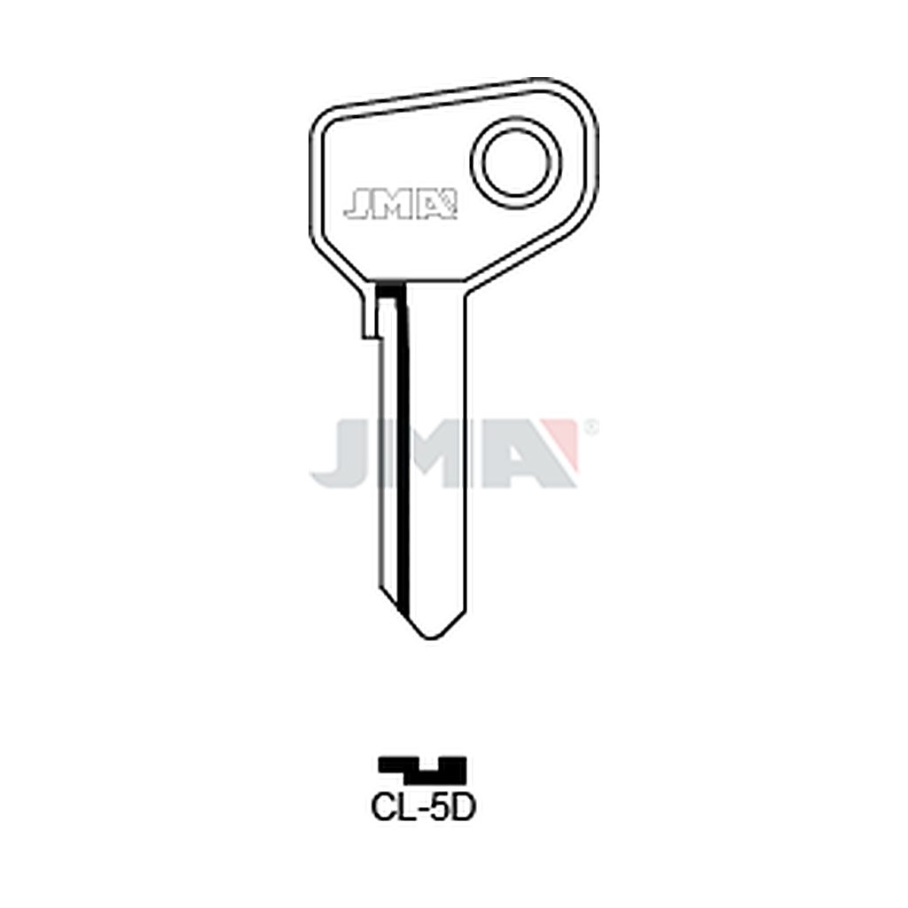 Clé plate acier CL-5D