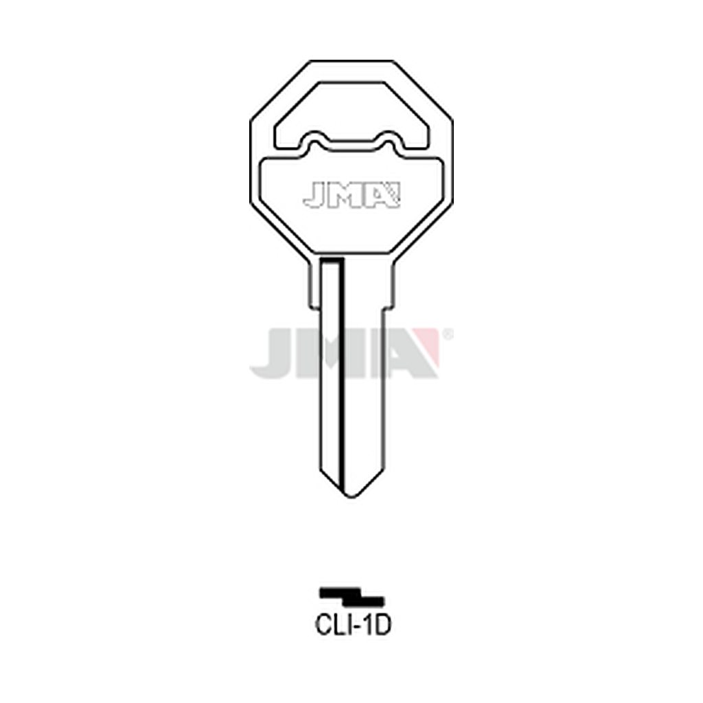 Clé plate acier CLI-1D
