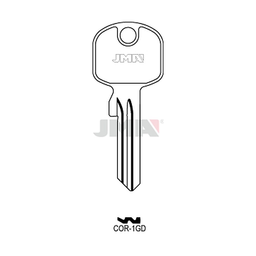 Clé plate acier COR-1GD