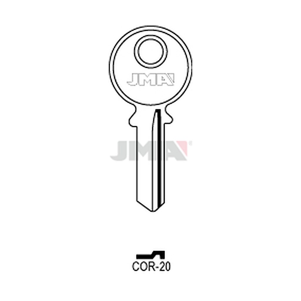 Clé plate acier COR-20