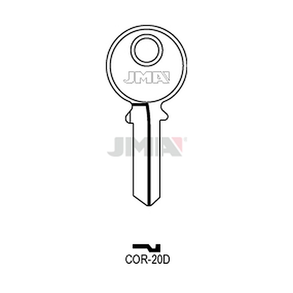 Clé plate acier COR-20D