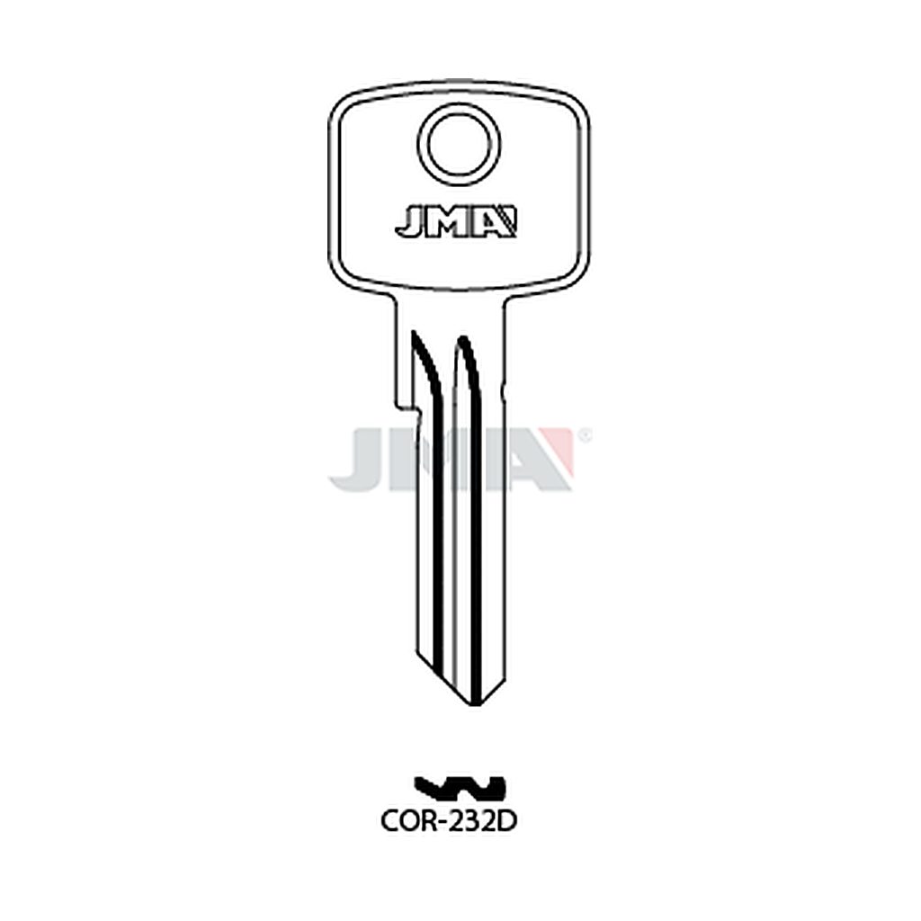 Clé plate acier COR-232D