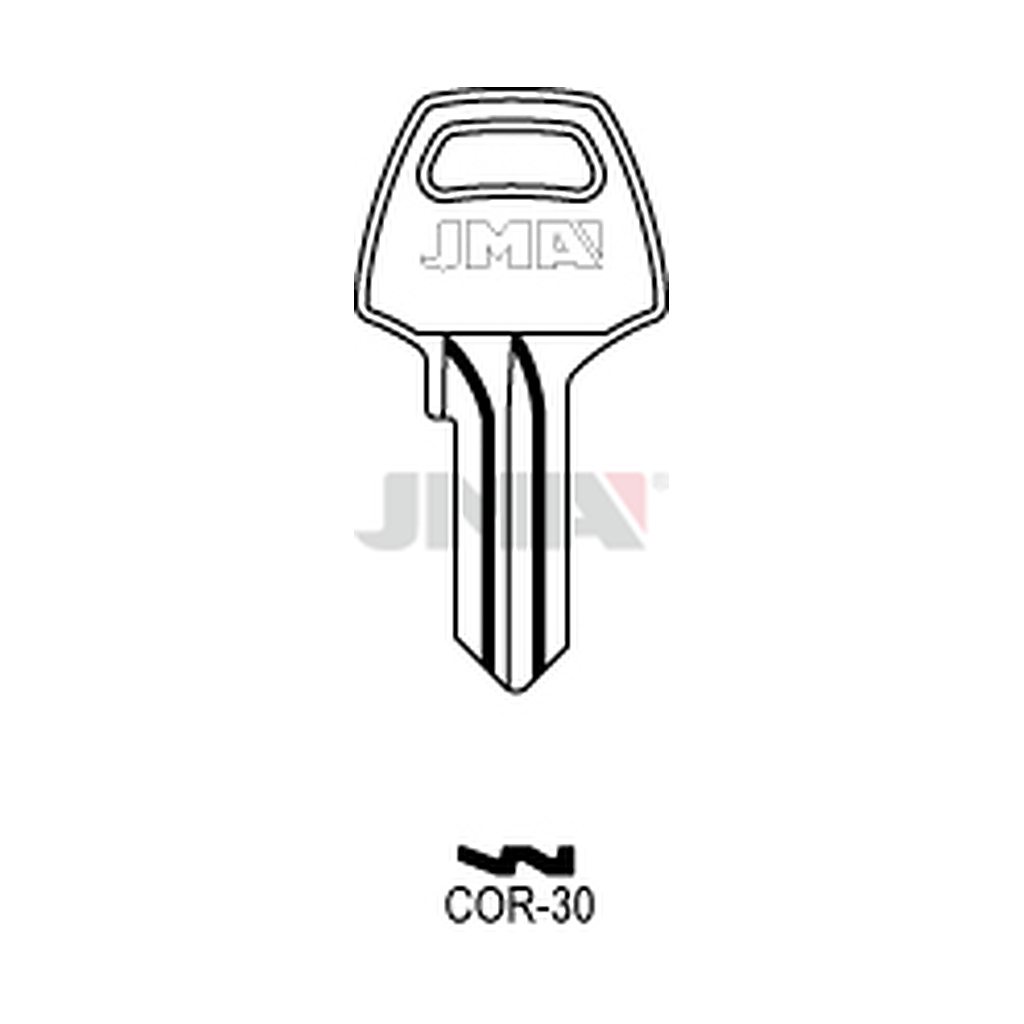 Clé plate acier COR-30