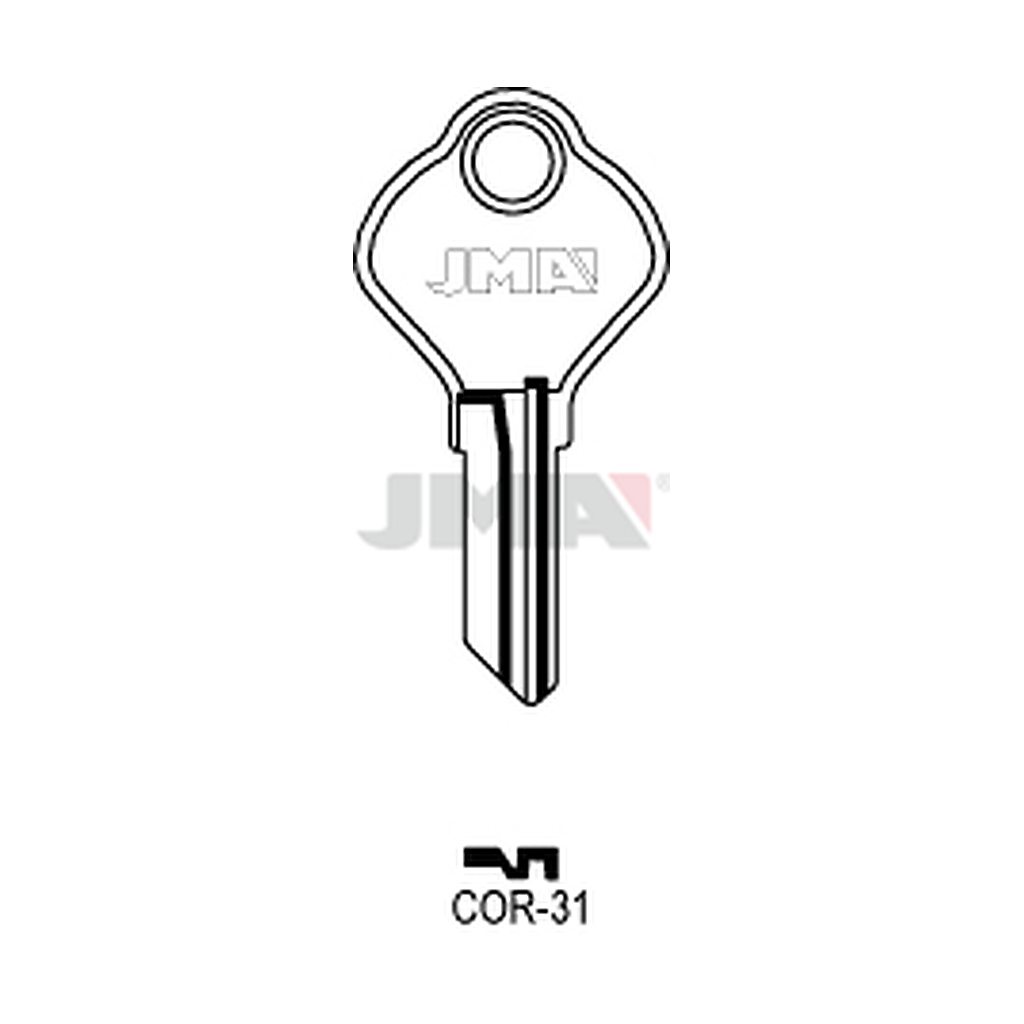 Clé plate laiton COR-31