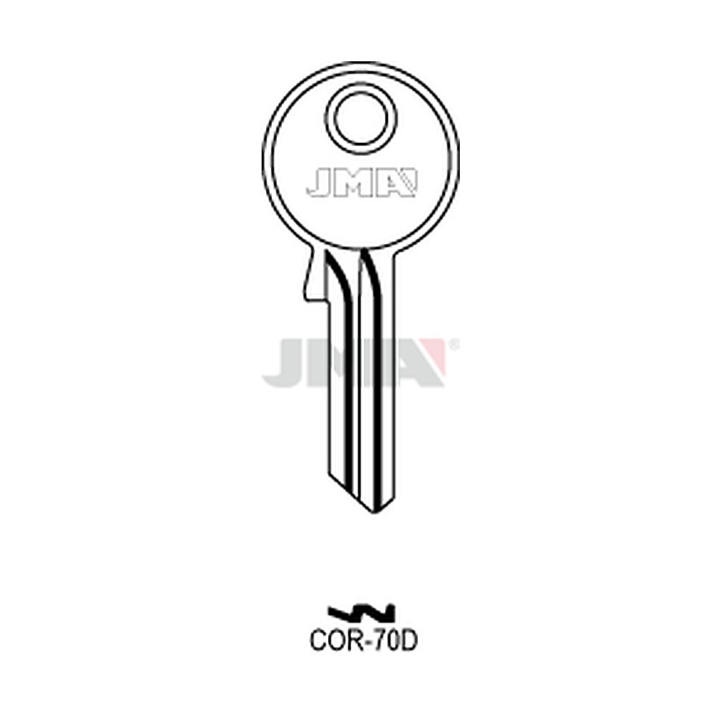 Clé plate acier COR-70D