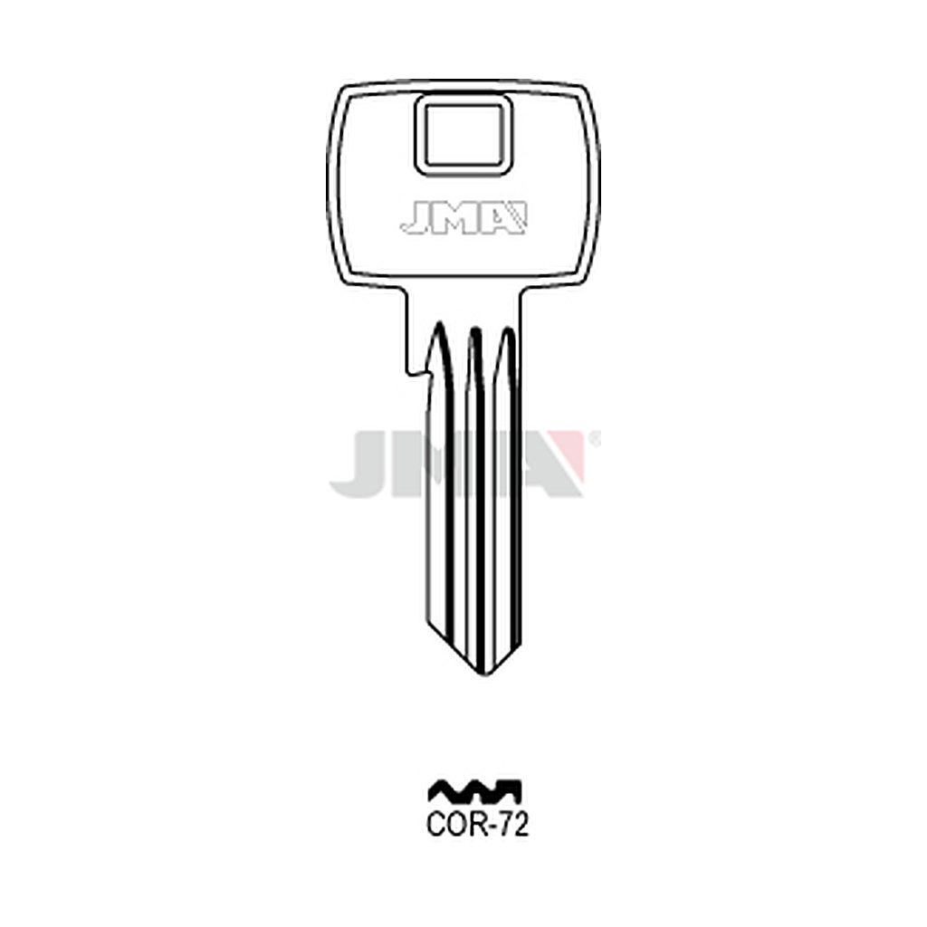 Clé plate ps acier COR-72