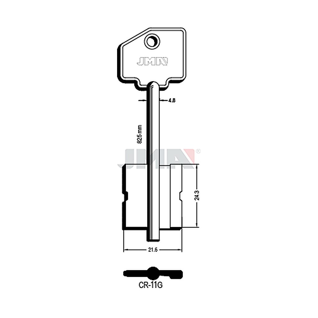 Clé dp tf l 71 a 100 mm CR-11G