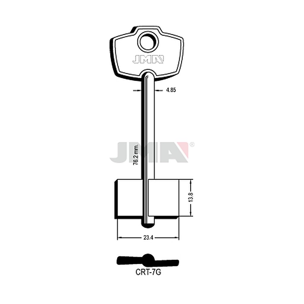 Clé dp tf l 71 a 100 mm CRT-7G