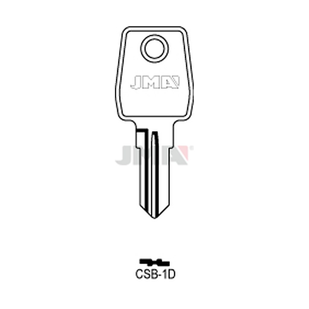 Clé plate acier CSB-1D