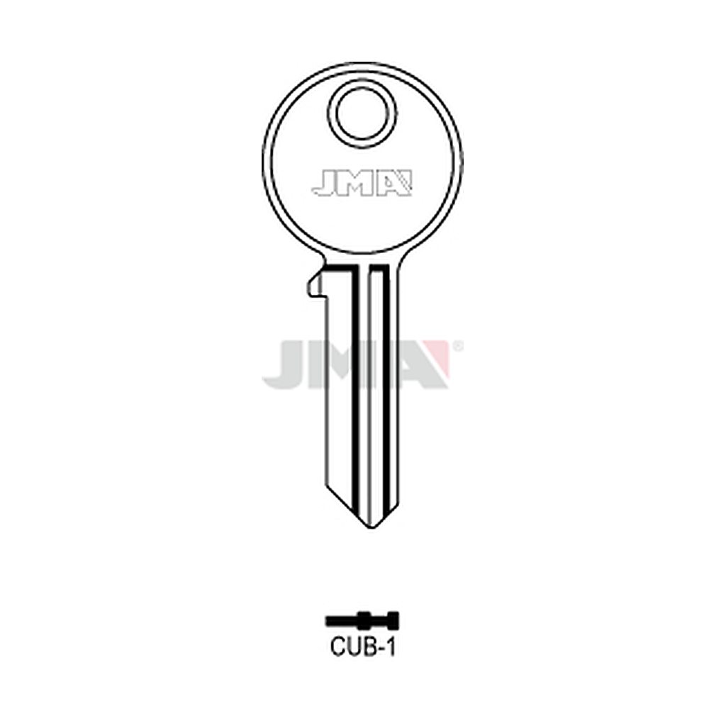 Clé plate acier CUB-1