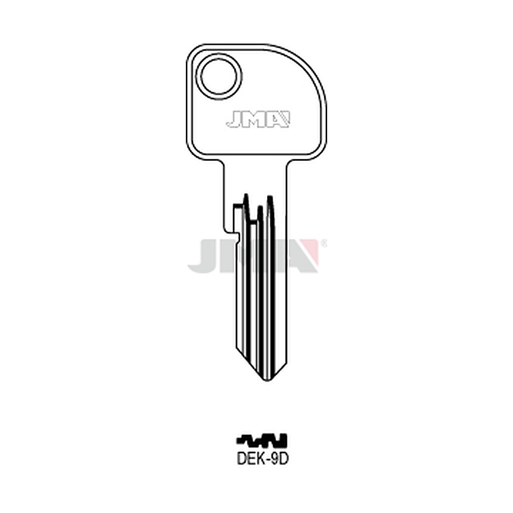 Clé plate ps acier DEK-9D
