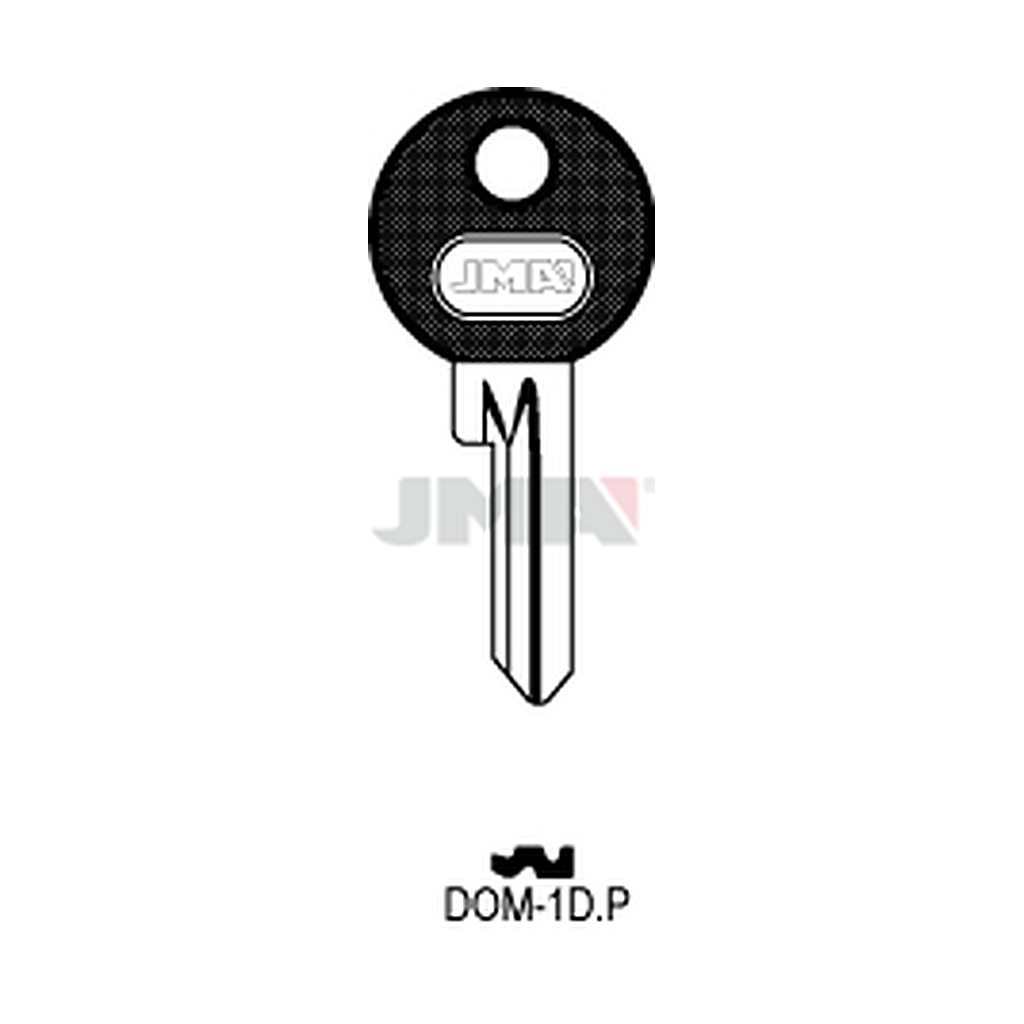 Clé à tête plastique DOM-1DP