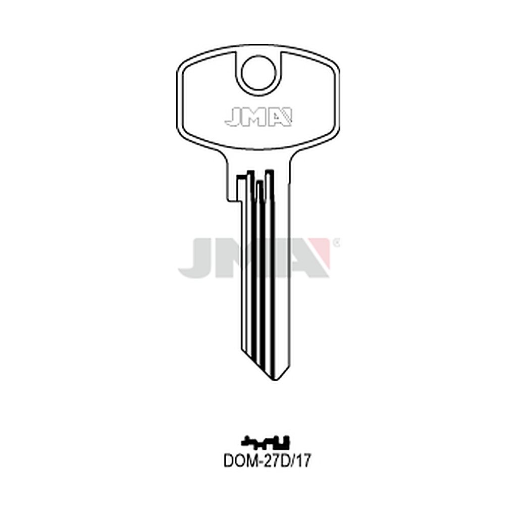 Clé plate ps laiton DOM-27D17