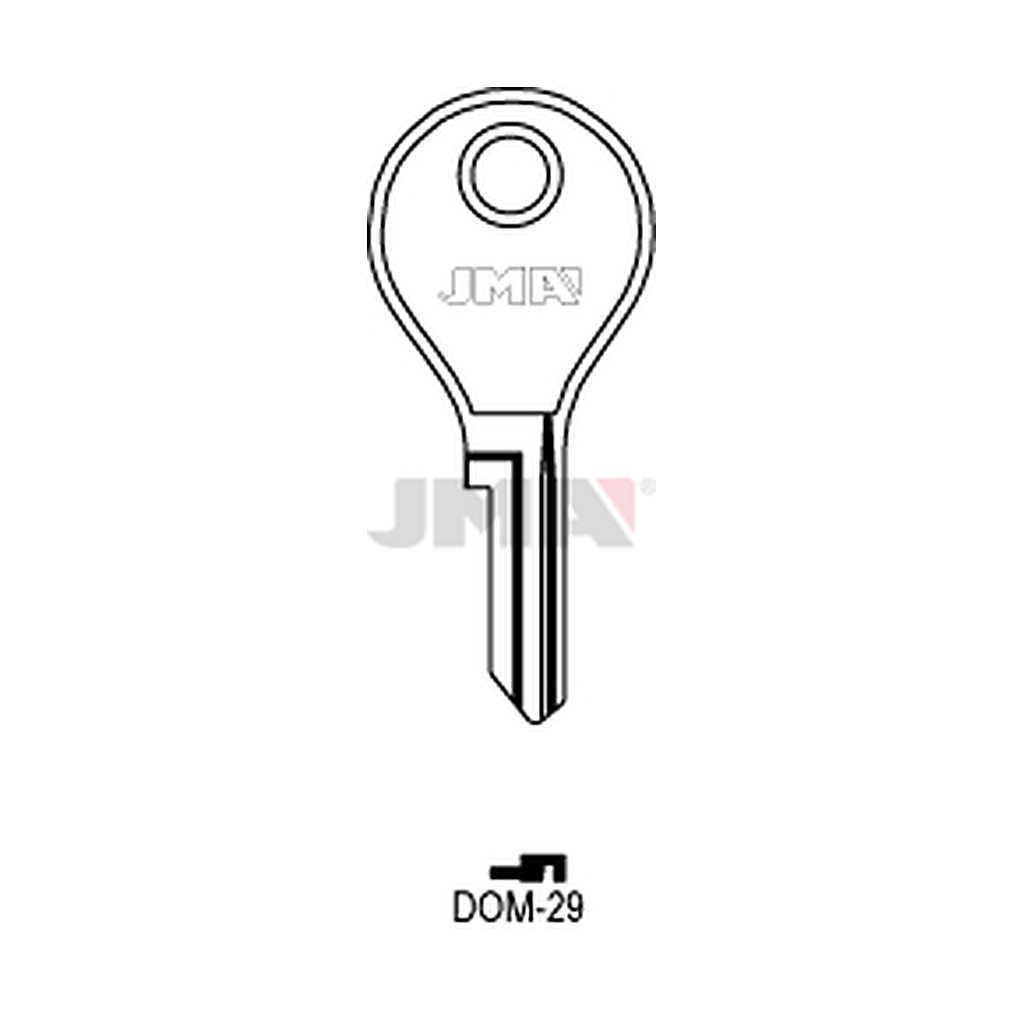 Clé plate acier DOM-29