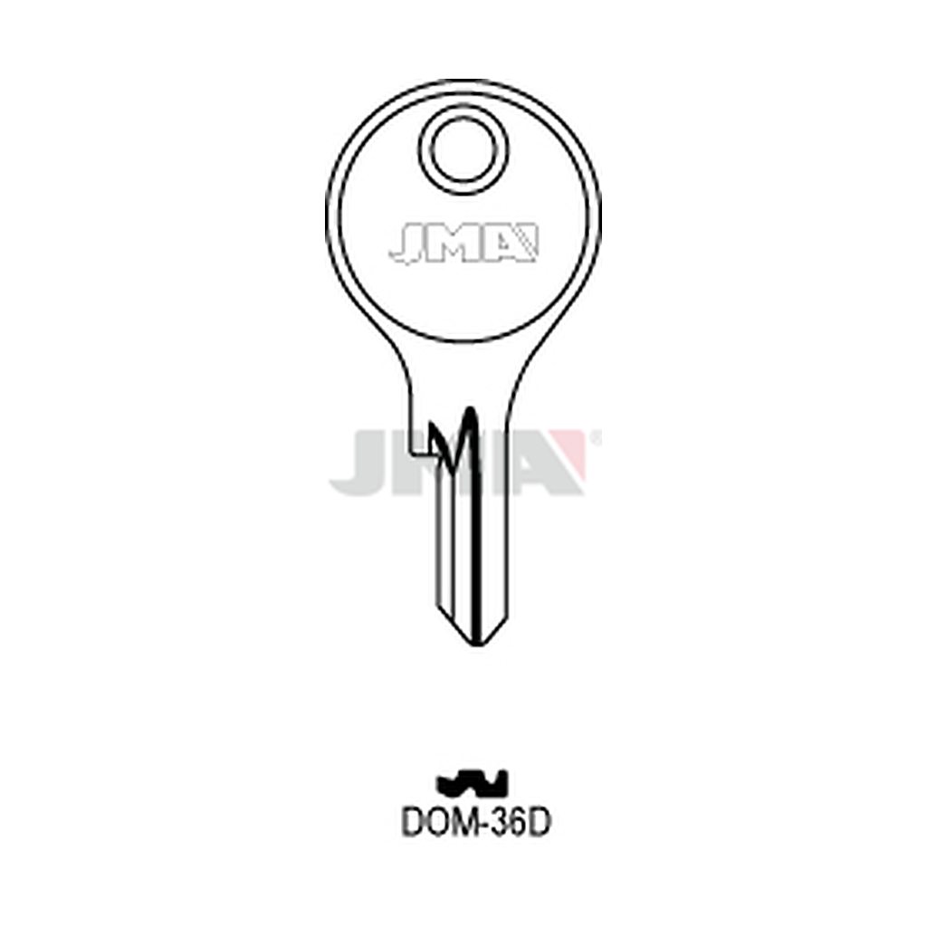 Clé plate acier DOM-36D