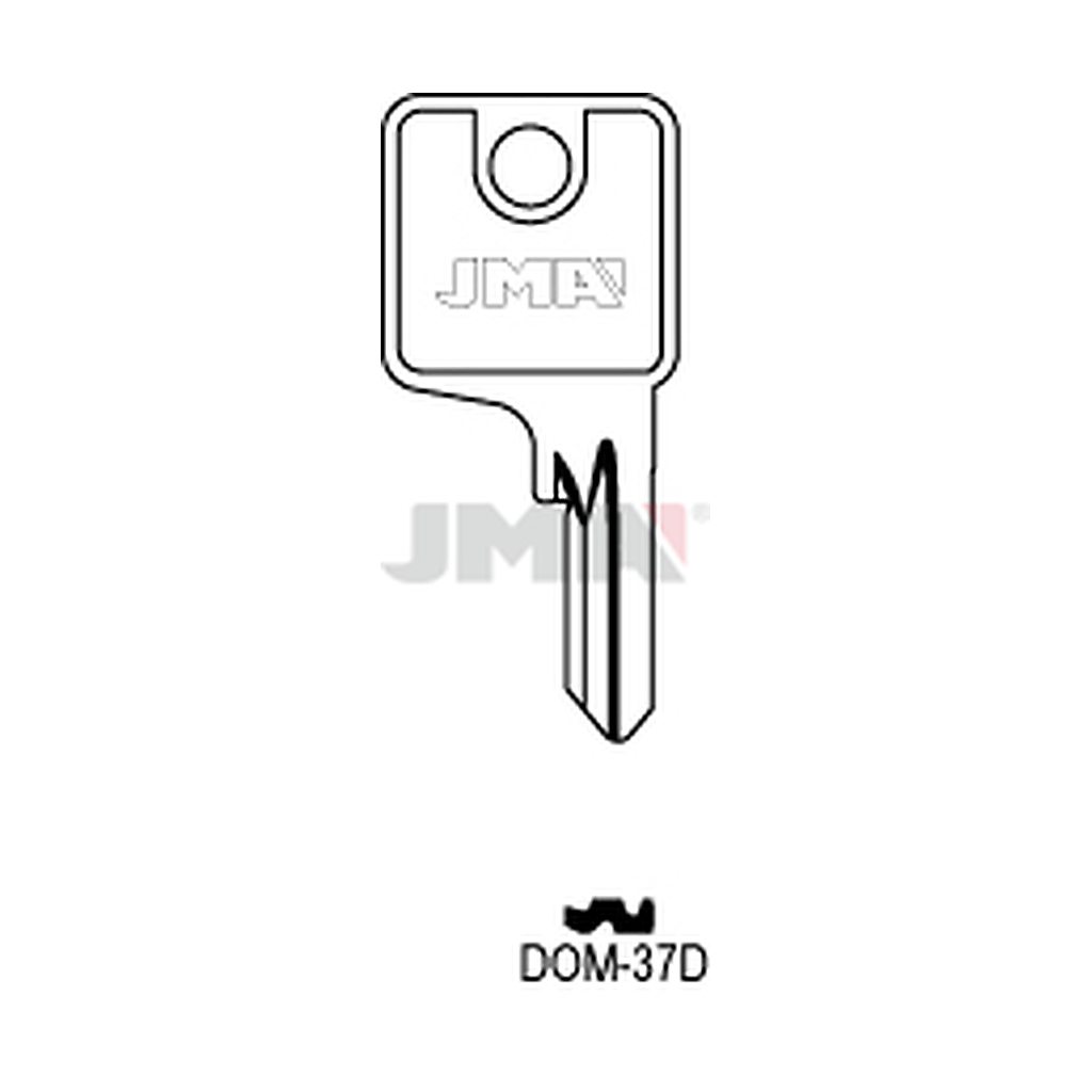 Clé plate acier DOM-37D