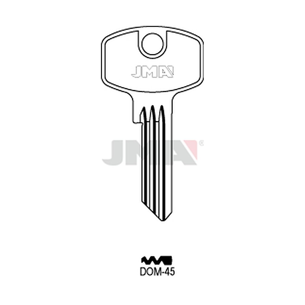 Clé plate ps acier DOM-45