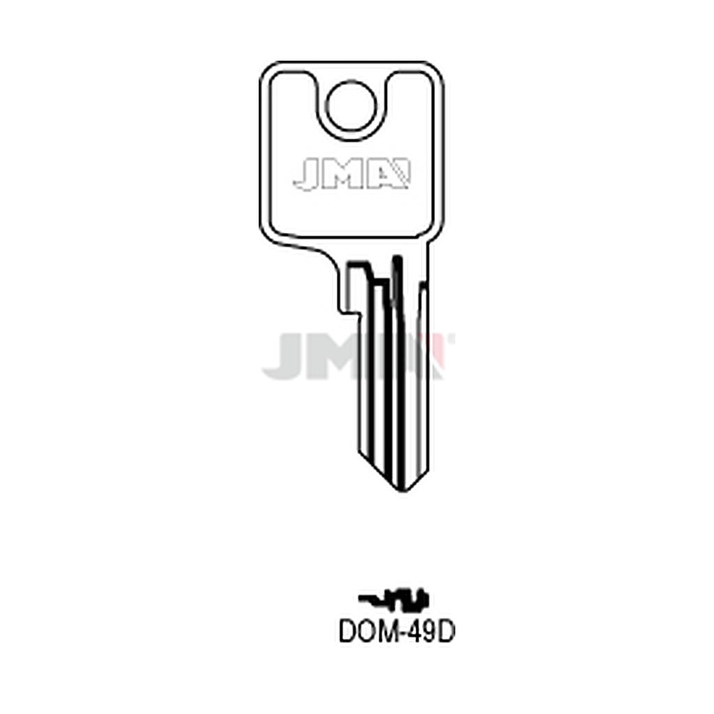 Clé plate acier DOM-49D