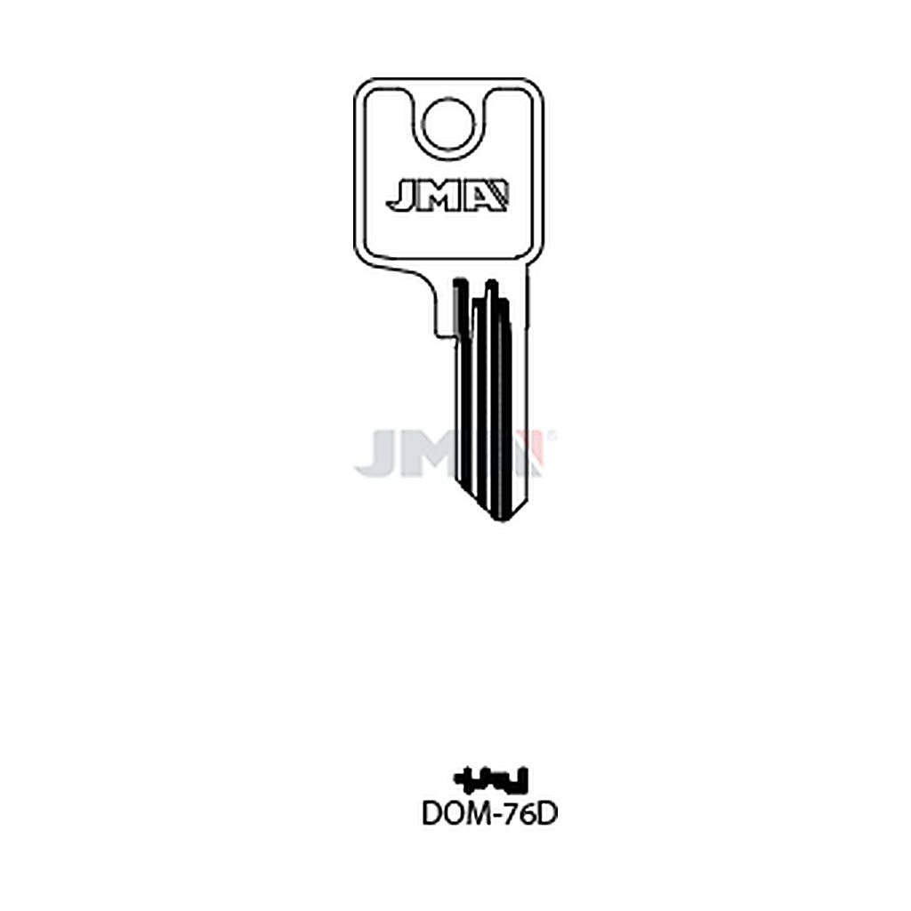 Clé plate acier DOM-76D