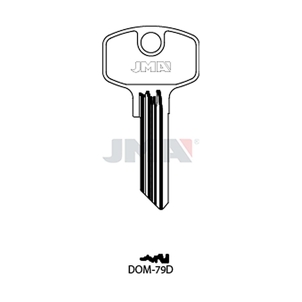 Clé plate ps acier DOM-79D
