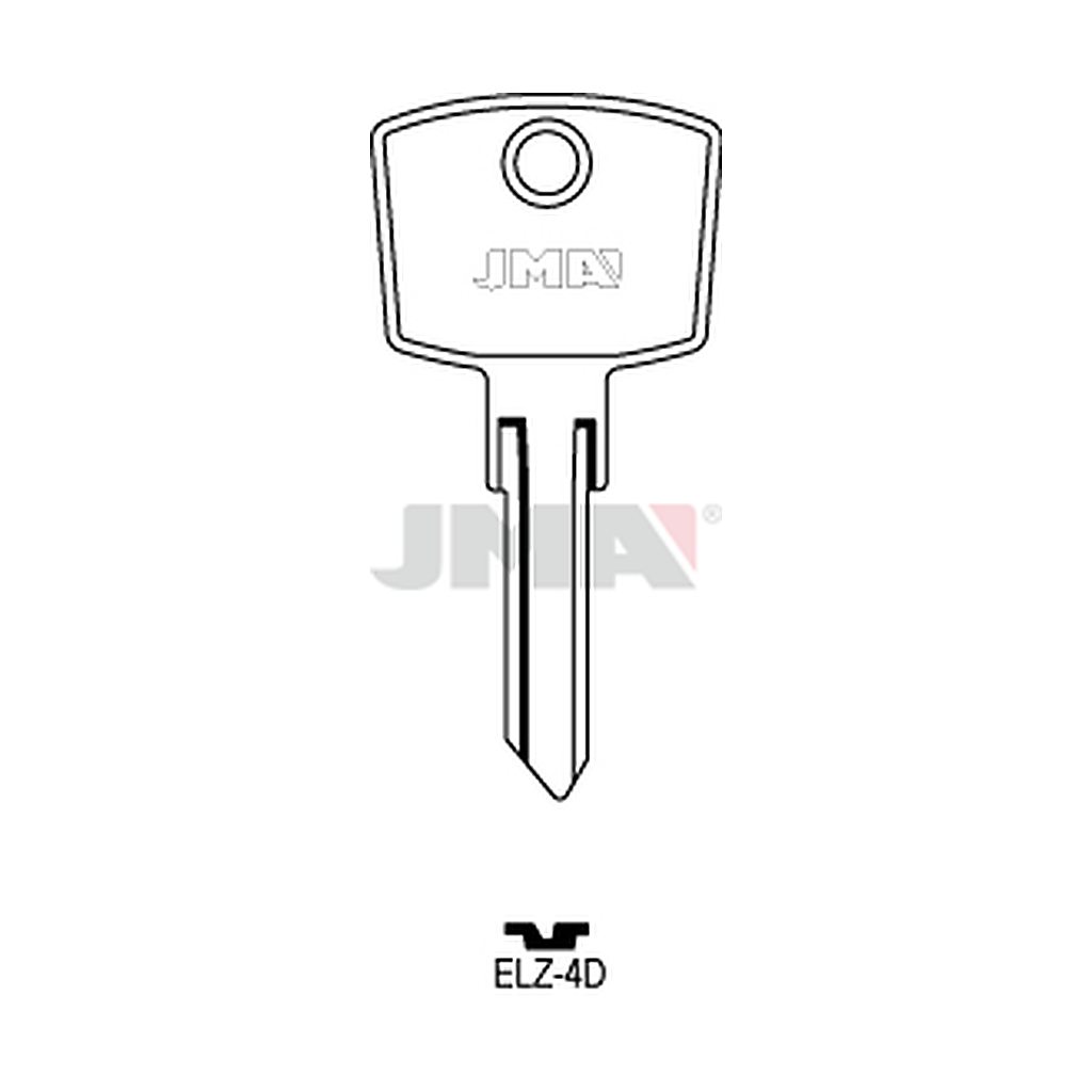 Clé plate acier ELZ-4D