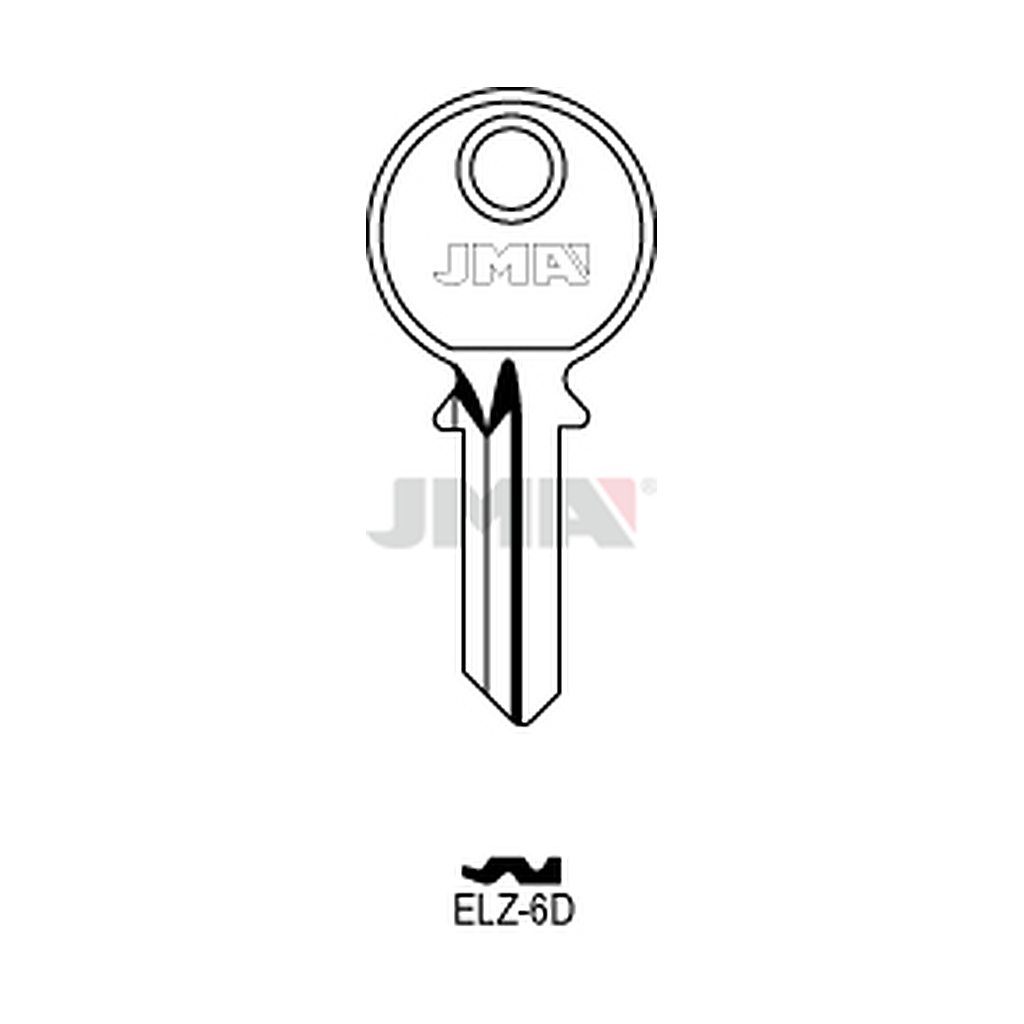 Clé plate acier ELZ-6D