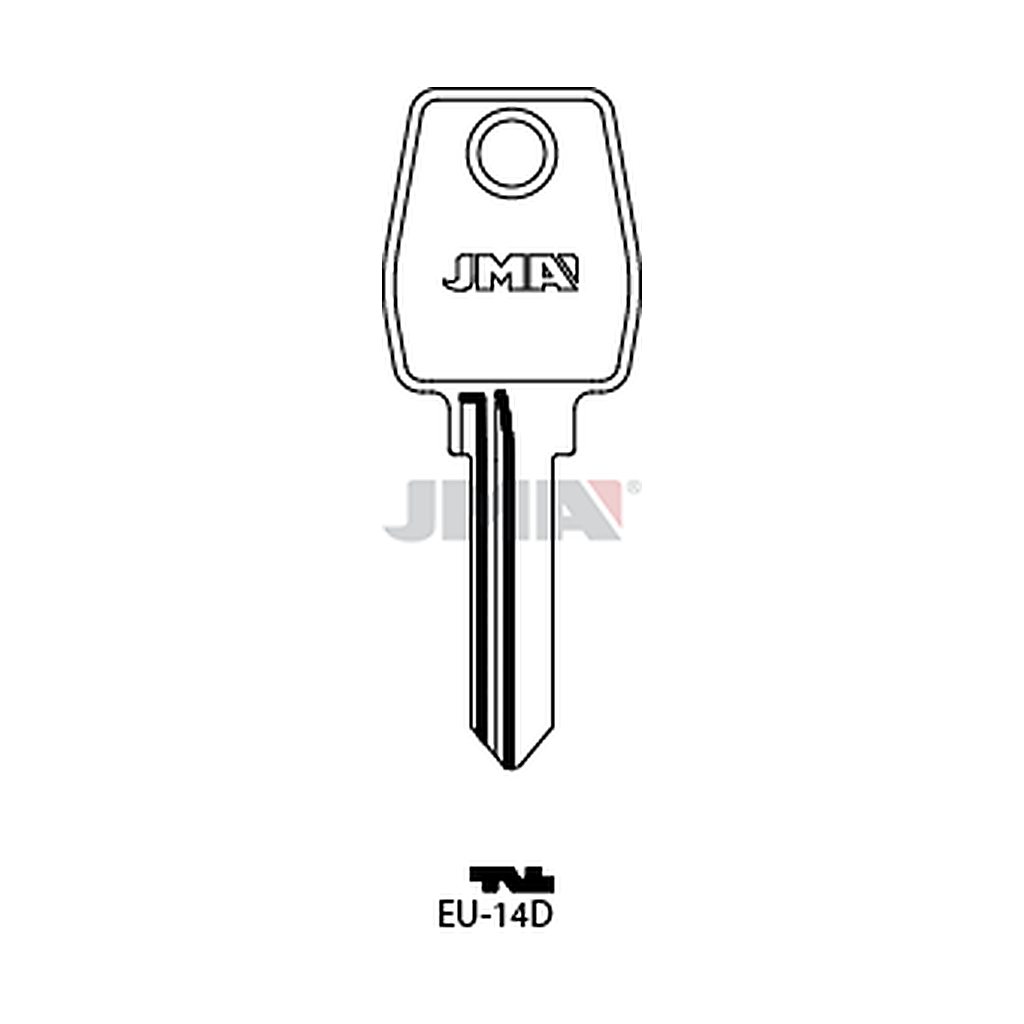 Clé plate acier EU-14D