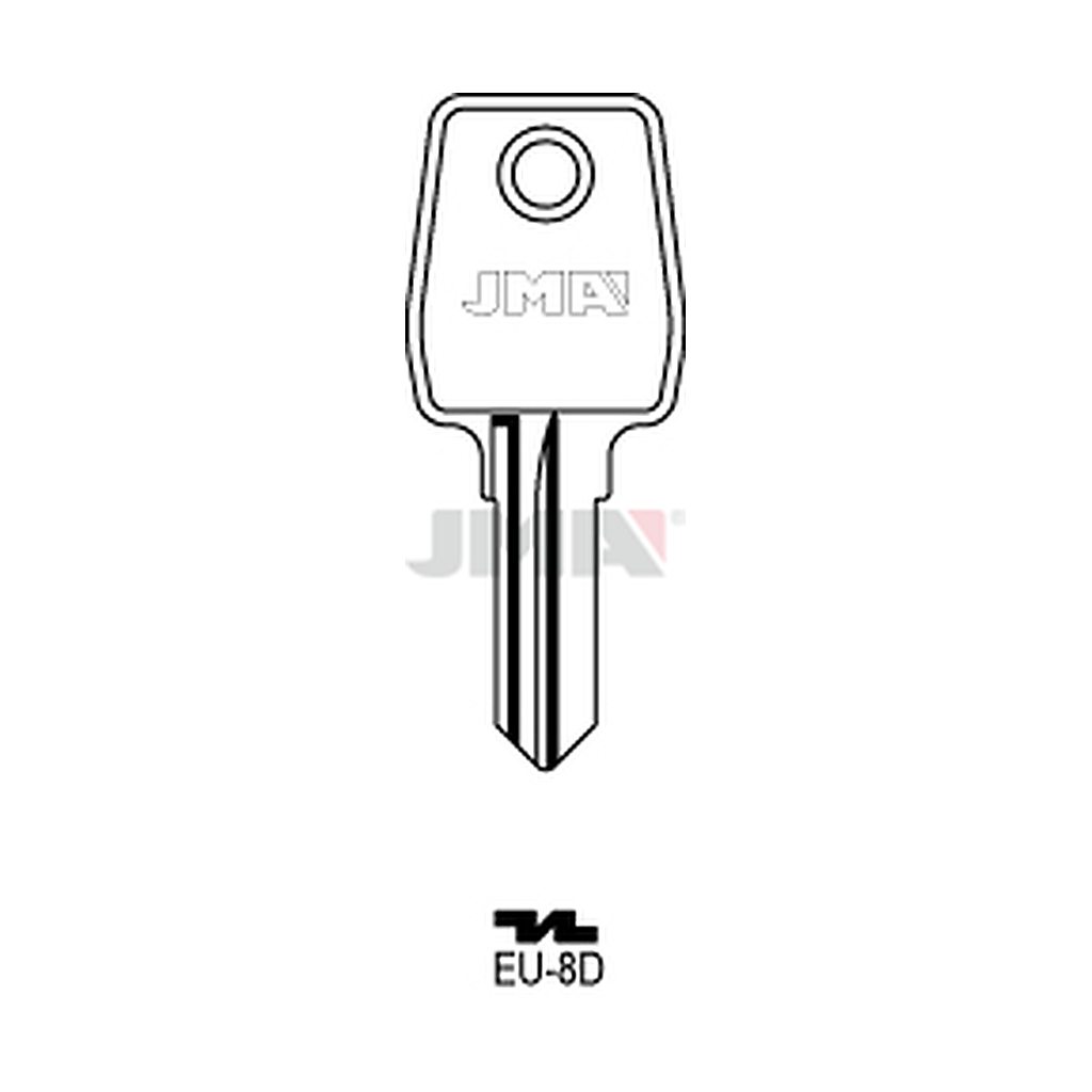 Clé plate acier EU-8D