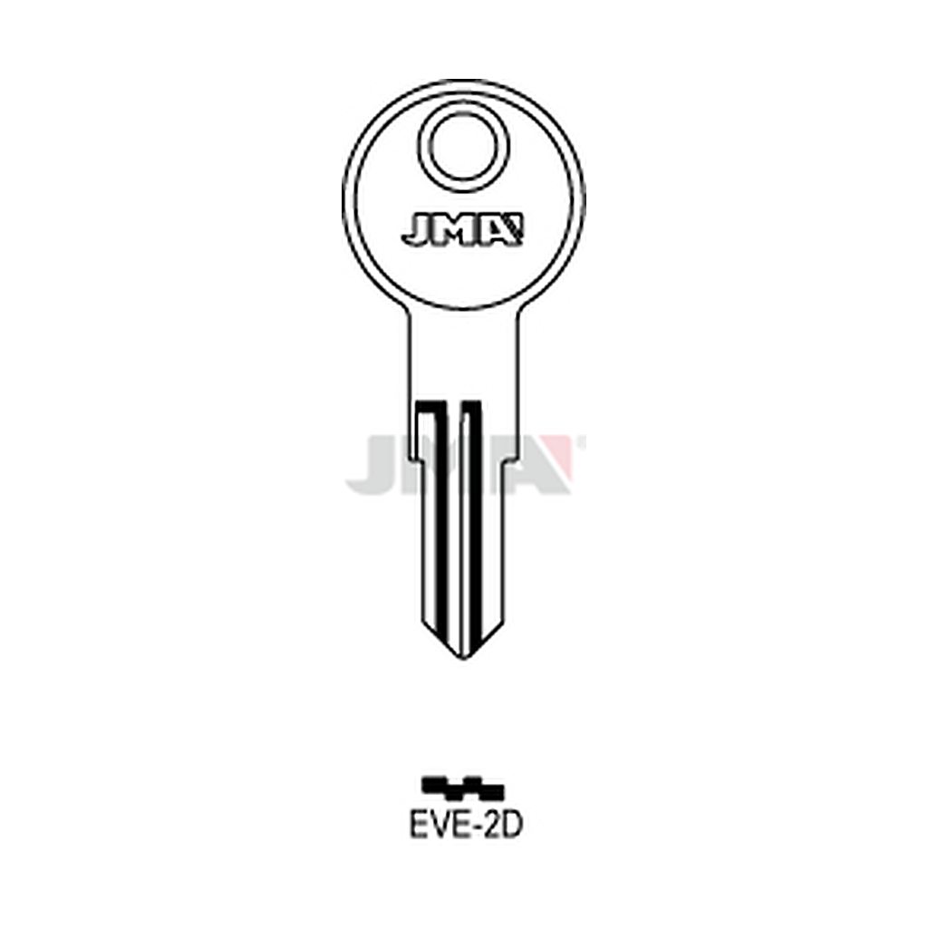 Clé plate acier EVE-2D