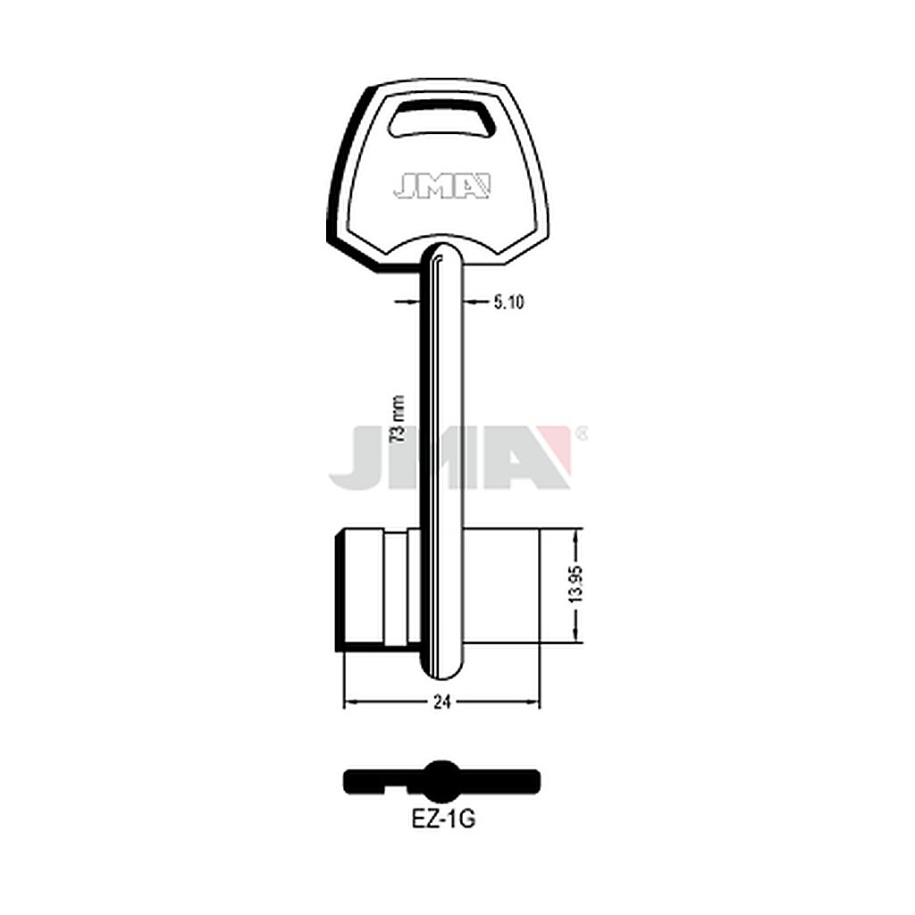 Clé dp tf l 71 a 100 mm EZ-1G
