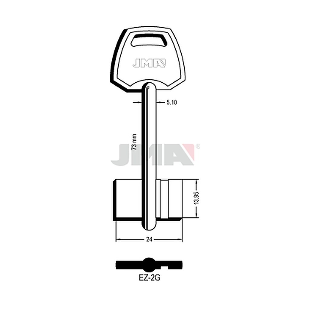 Clé dp tf l 71 a 100 mm EZ-2G