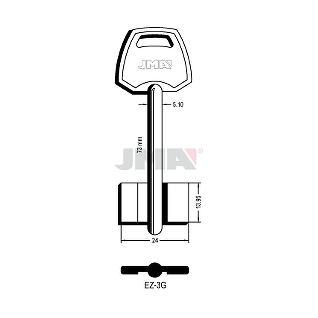 Clé dp tf l 71 a 100 mm EZ-3G