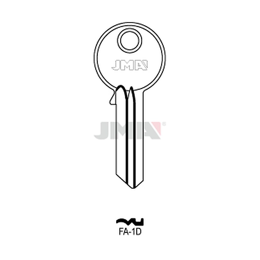 Clé plate acier FA-1D