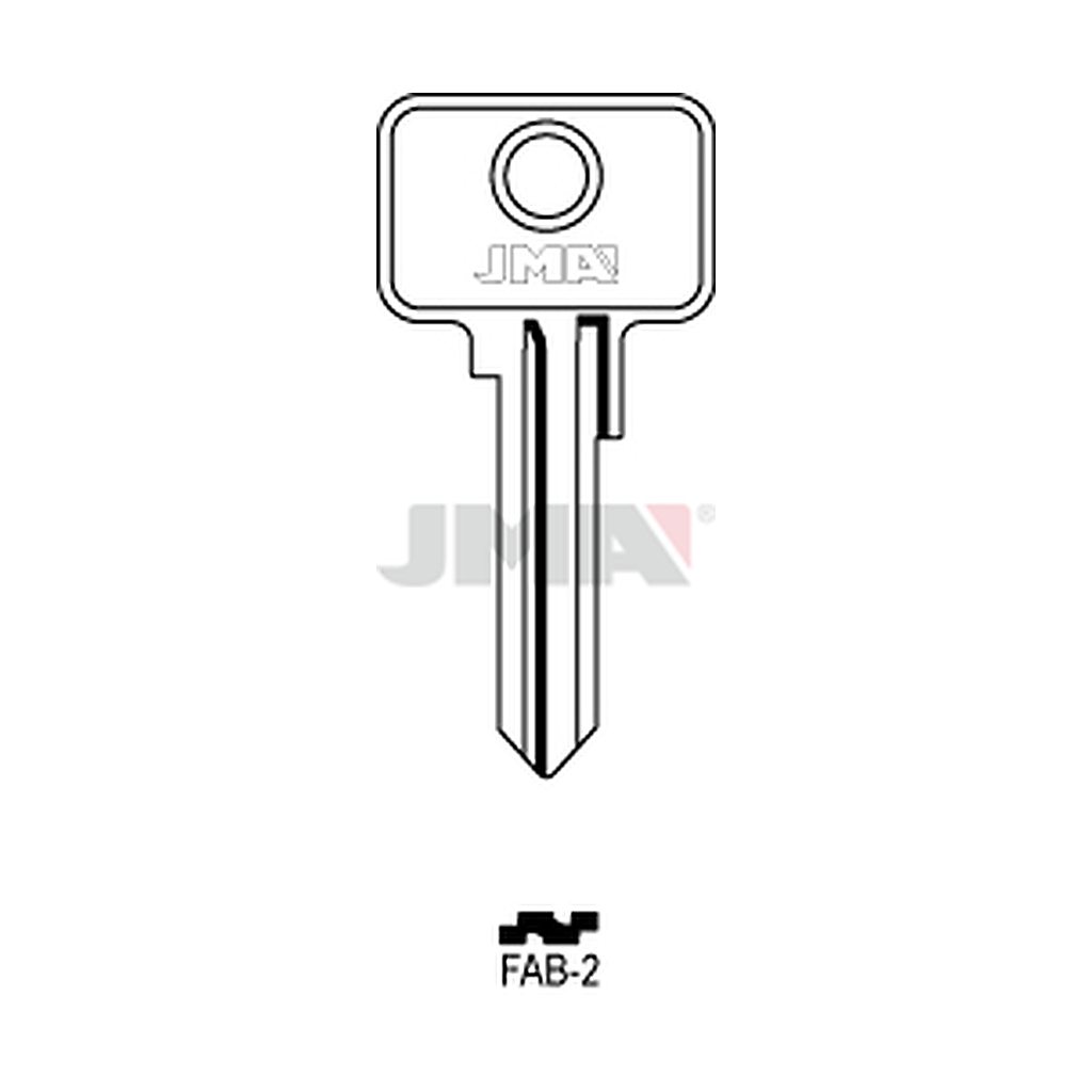 Clé plate laiton FAB-2