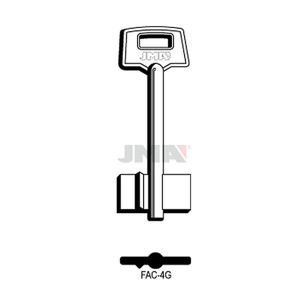 Clé dp tf l - 70 mm FAC-4G