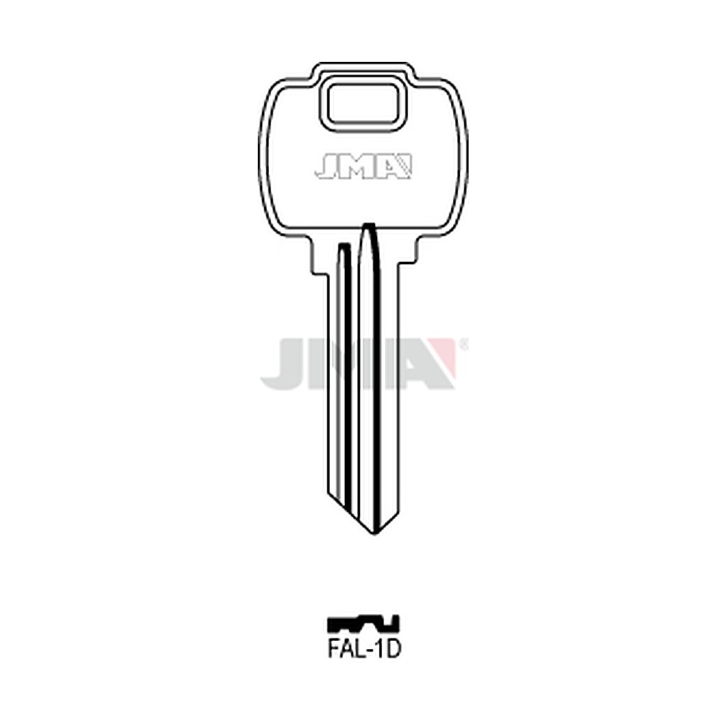 Clé plate laiton FAL-1D