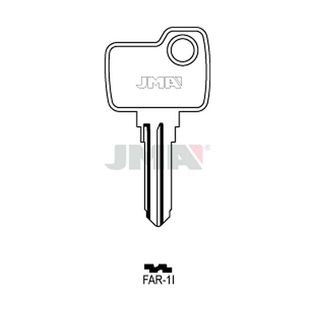 Clé plate acier FAR-1I
