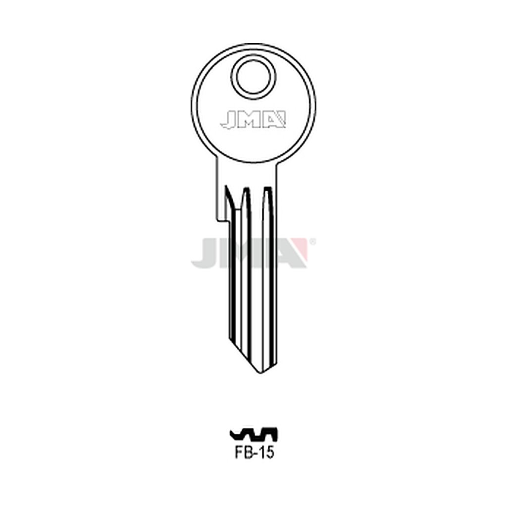 Clé plate acier FB-15
