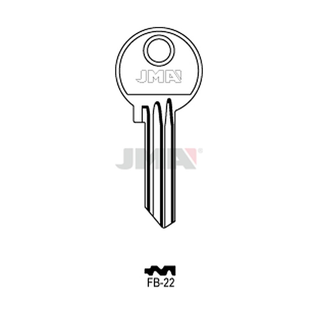 Clé plate acier FB-22