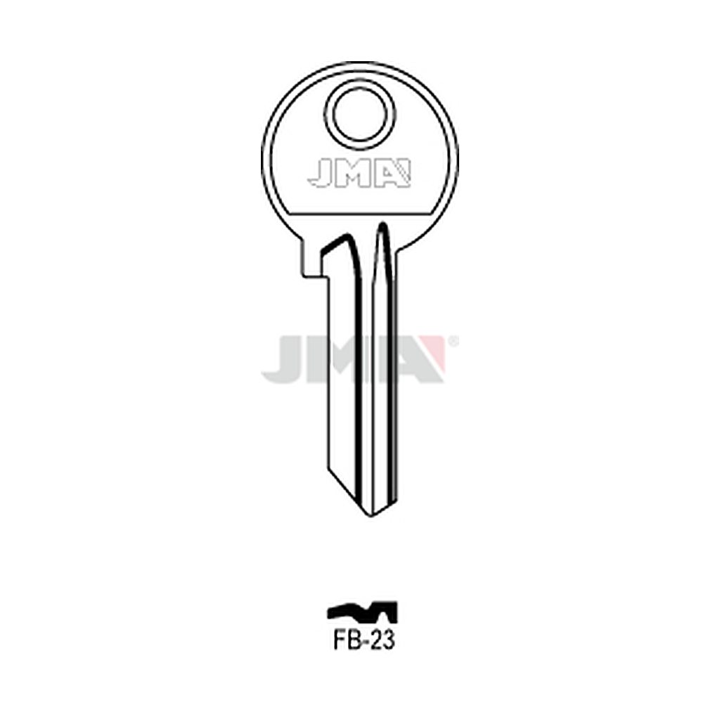 Clé plate acier FB-23