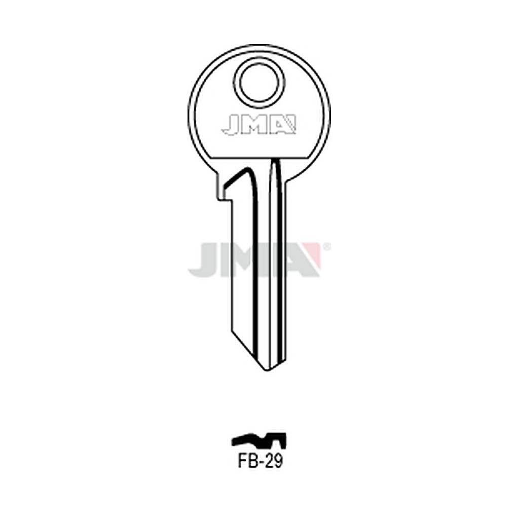 Clé plate acier FB-29