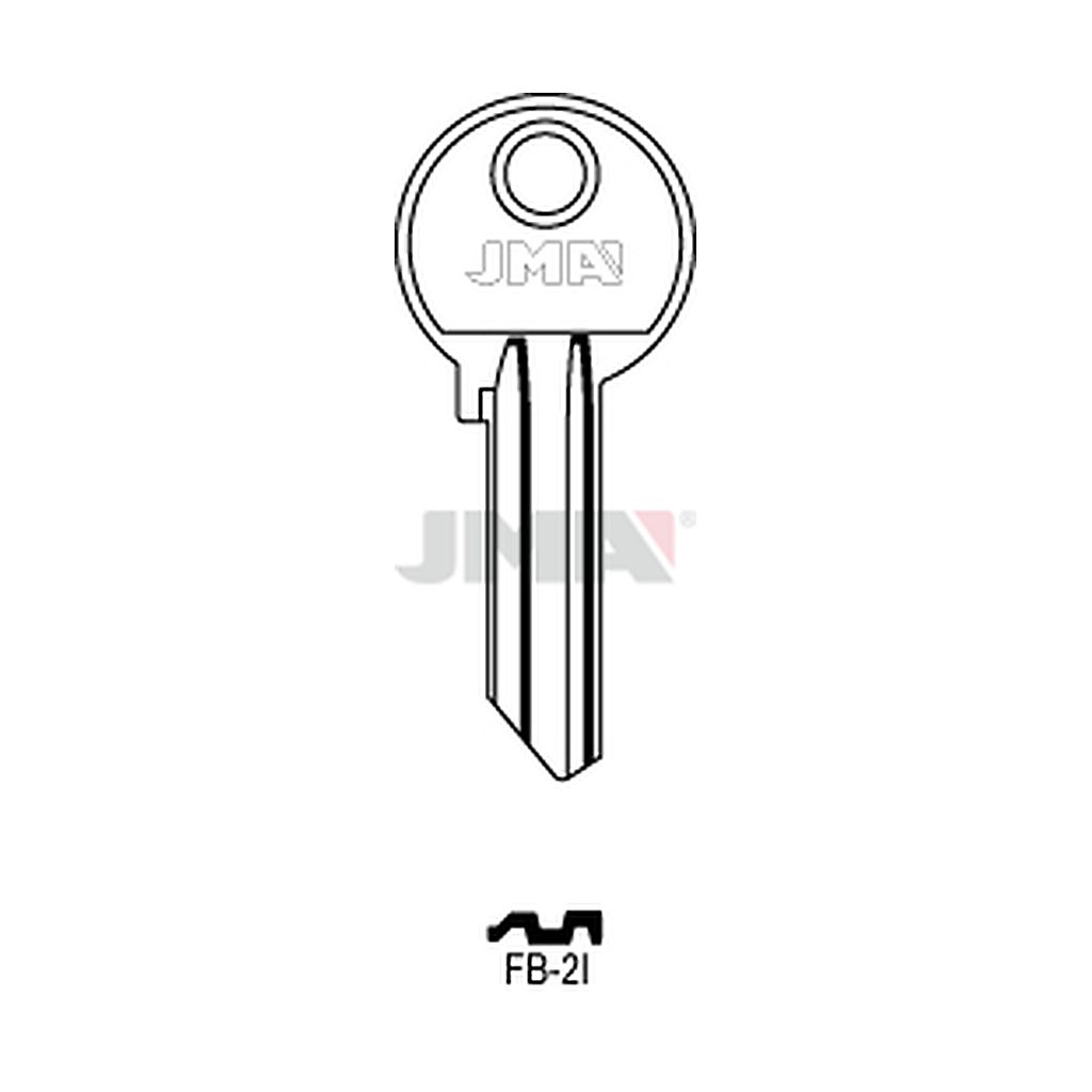 Clé plate acier FB-2I