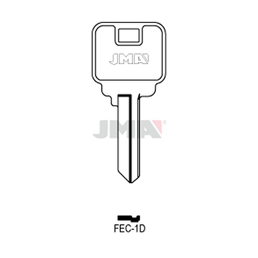 Clé plate acier FEC-1D