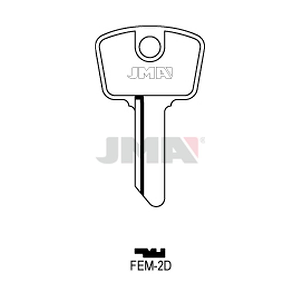 Clé plate acier FEM-2D