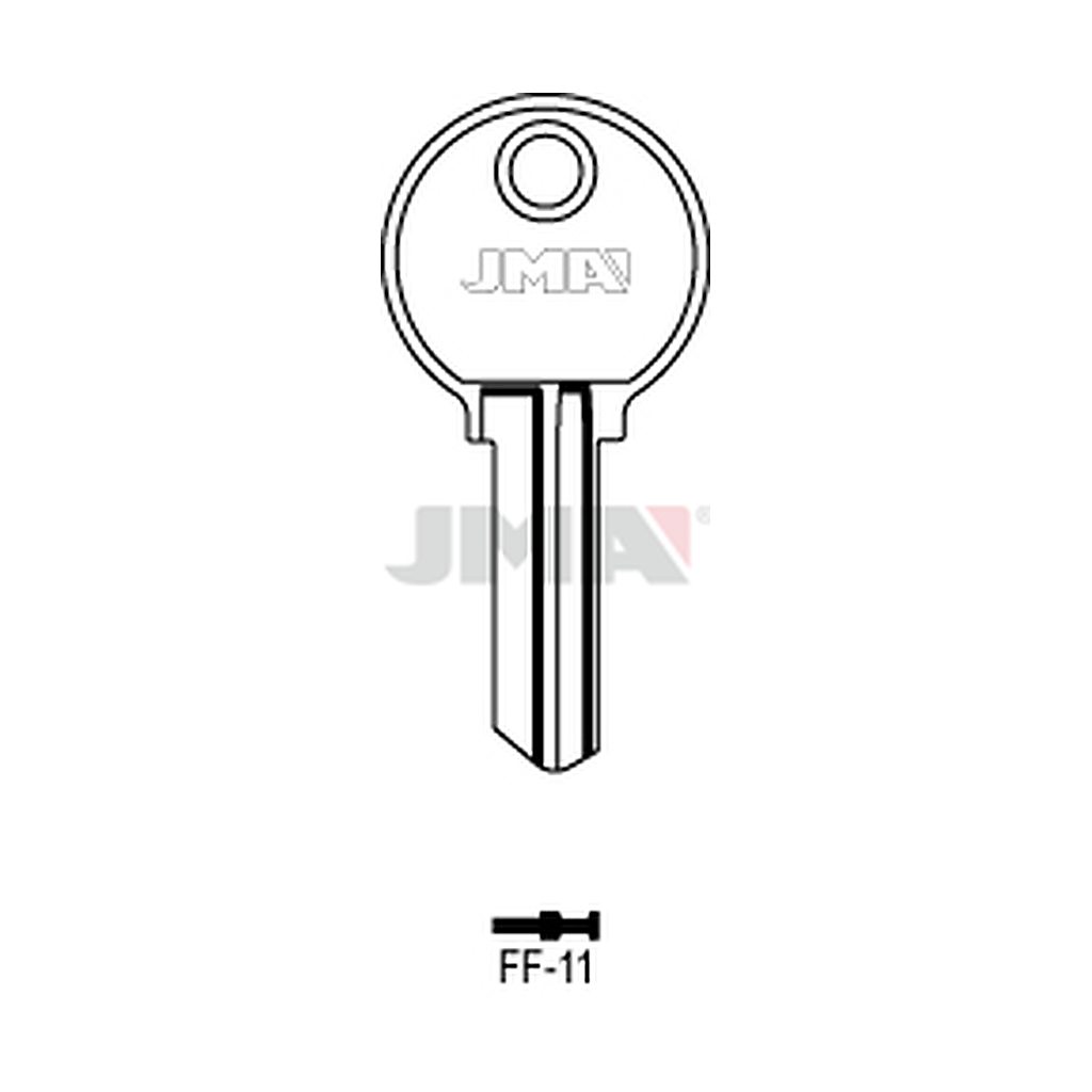 Clé plate acier FF-11