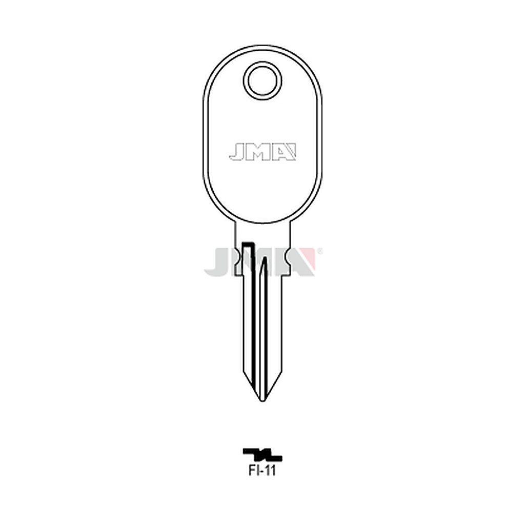 Clé plate acier FI-11