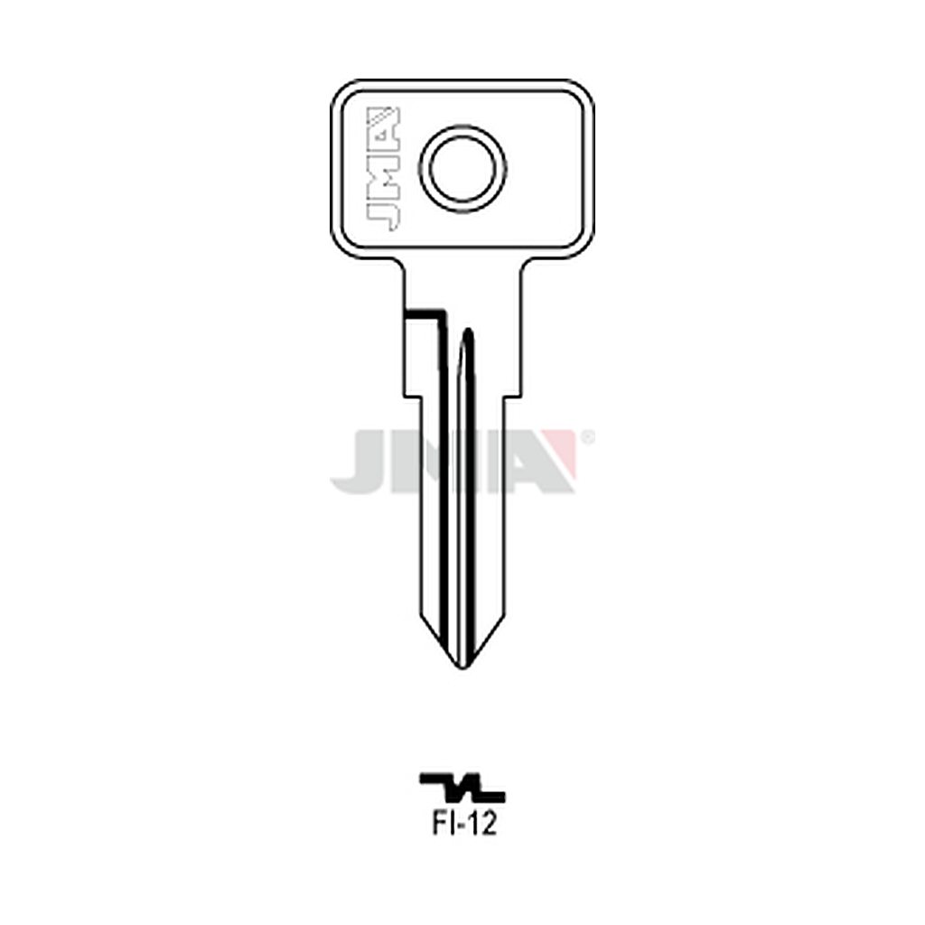 Clé plate acier FI-12